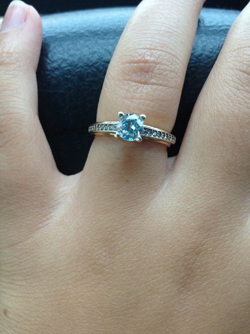 O meu anel de noivado :) - 1