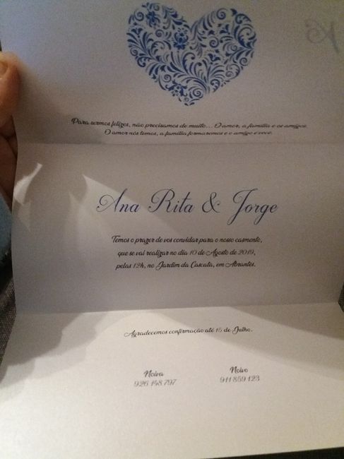 Convites de casamento 1