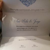Convites de casamento - 1