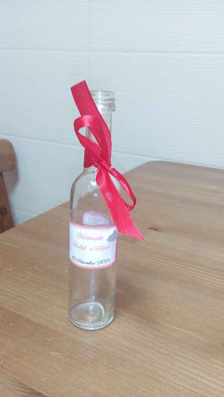Projeto das minhas garrafinhas (lembrança senhores)