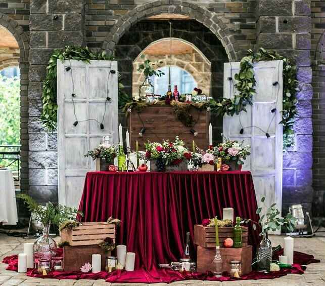 Mesa dos noivos inspirações - 12