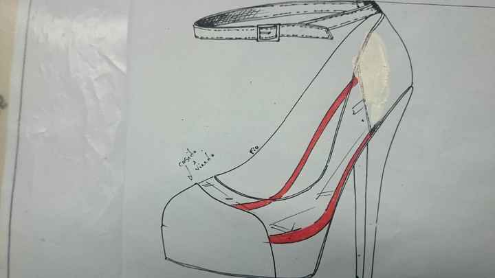 desenho do sapato
