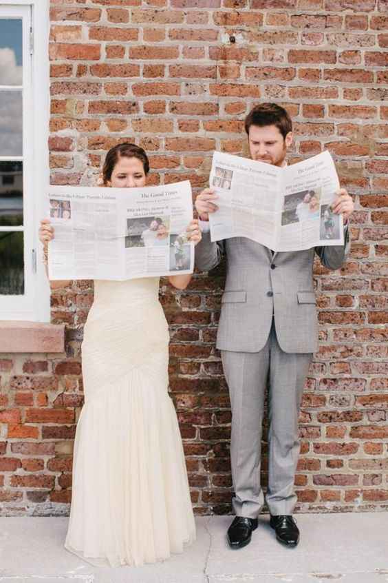 Manualidades (47): Jornal do casamento e outras atividades para os convidados - 1