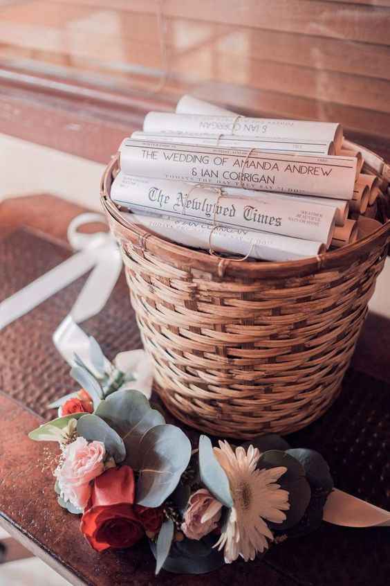 Manualidades (47): Jornal do casamento e outras atividades para os convidados - 3