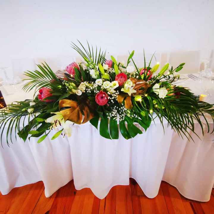 Decoração simples ou original para a mesa dos noivos? 💗 - 1