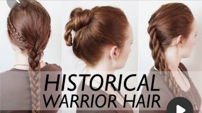 Penteado de princesa ou de guerreira? - 1