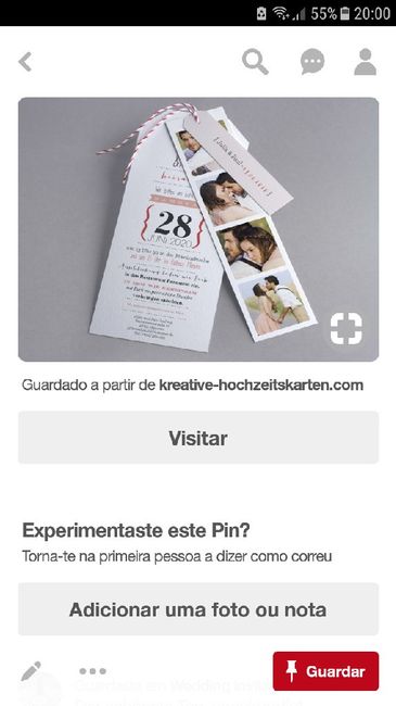Já tens os teus convites? Mostra-nos! - 1