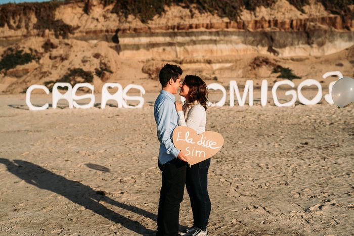 Onde foi o teu pedido de casamento? 6
