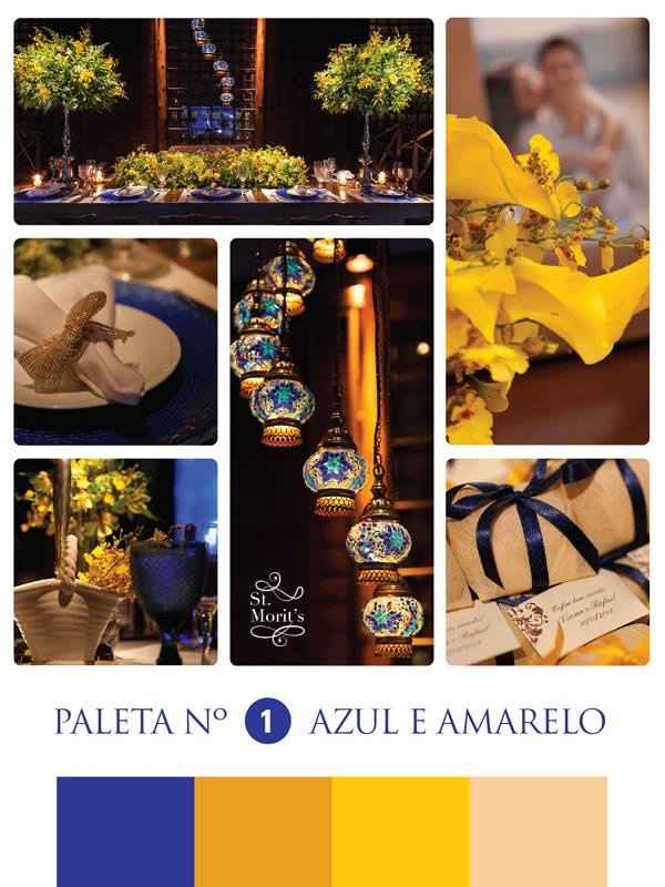 Ideias de Decoração Azul e Amarelo
