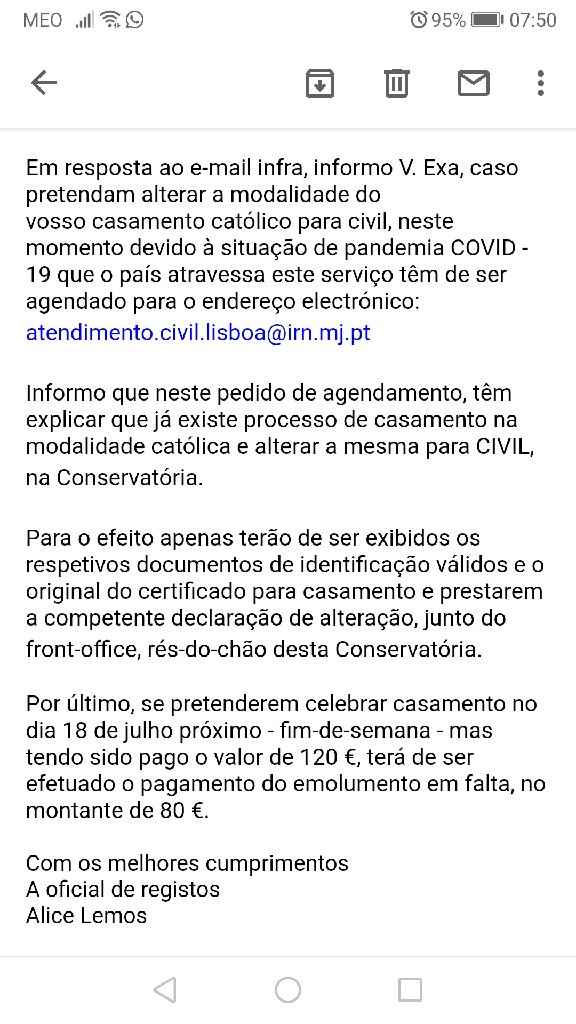 Casar no civil com processo religioso em andamento? - 1