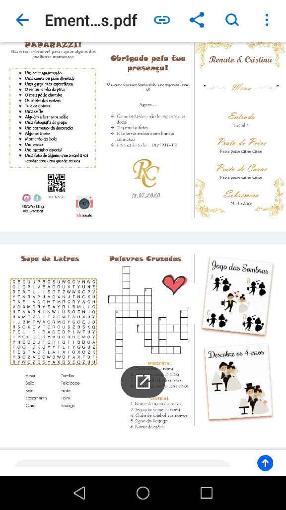 Livro com jogos e curiosidades - 1