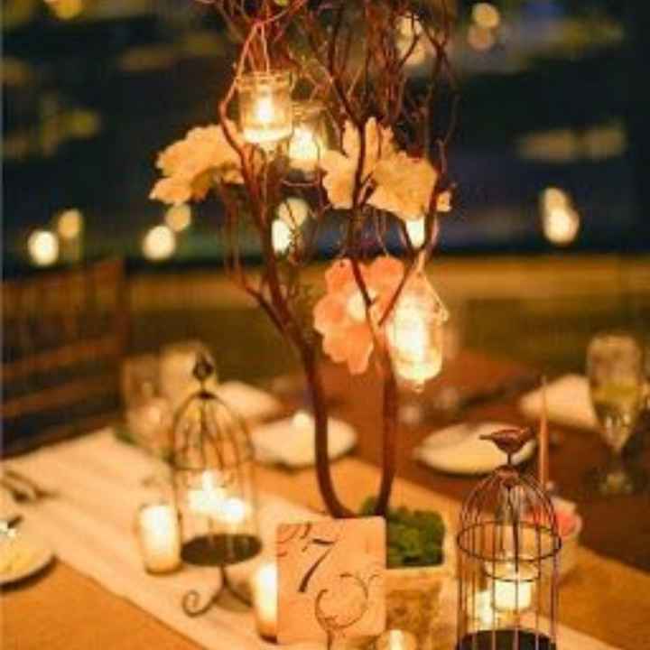 Inspirações para noivas de Outono - centros de mesa - 5