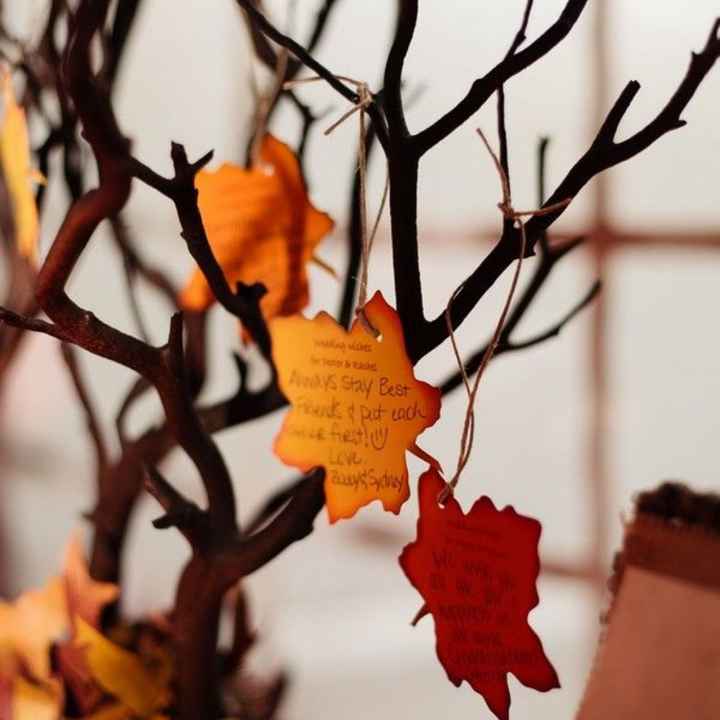 Inspirações para noivas de Outono - guestbook - 1