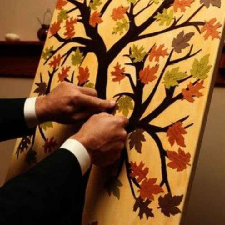 Inspirações para noivas de Outono - guestbook - 2