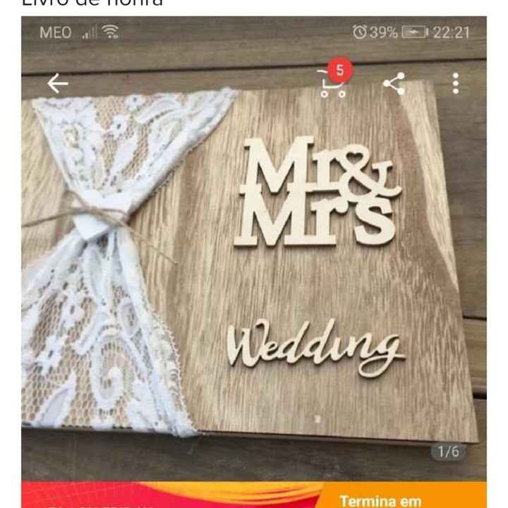 Inspirações para noivas de Outono - guestbook - 1
