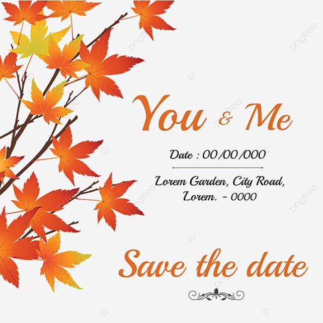 Inspirações para noivas de Outono - Save the Date - 5