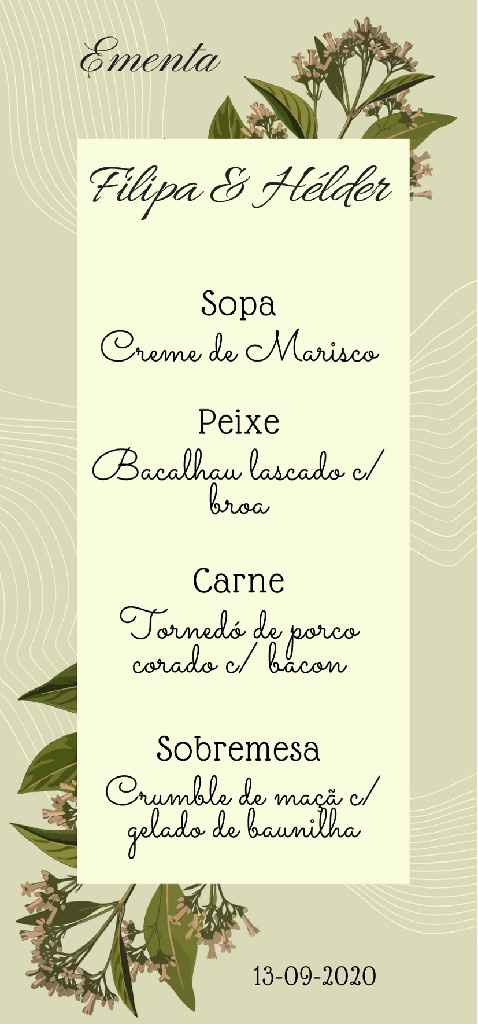 Manualidades - Ementas - 1