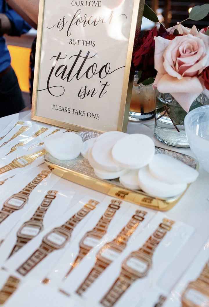 Quiosque tatuagem temporária no casamento! Fazes ou não fazes? - 2