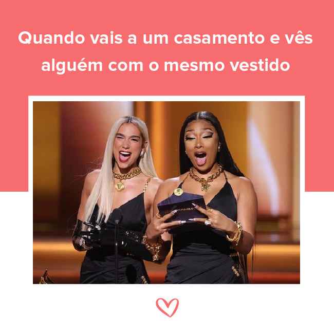 Já foste a um casamento e viste alguém com o mesmo que tu? - 1