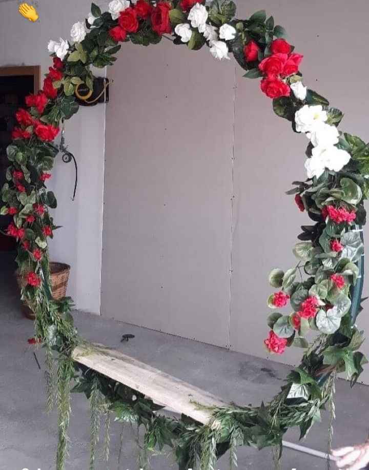 diy arco de flores para suspender - 1