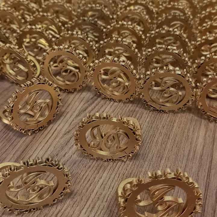 Argolas para guardanapos personalizados - 1
