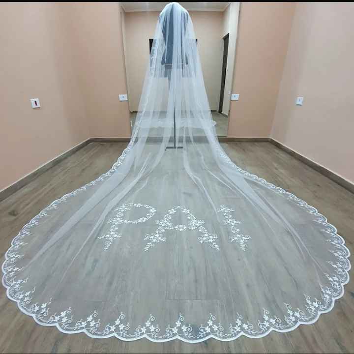 Veu de noiva personalizado - 1