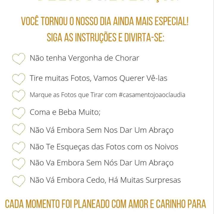 Ementa e agradecimento-checks - 2