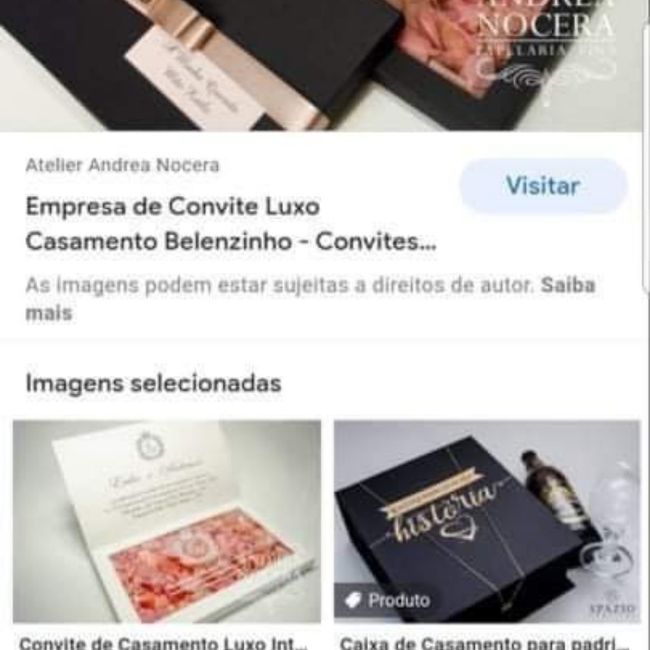 Caixa para convite 1