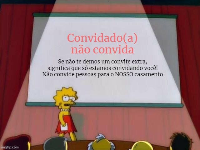 Verdades sobre a organização do casamento! Comente aqui: 2