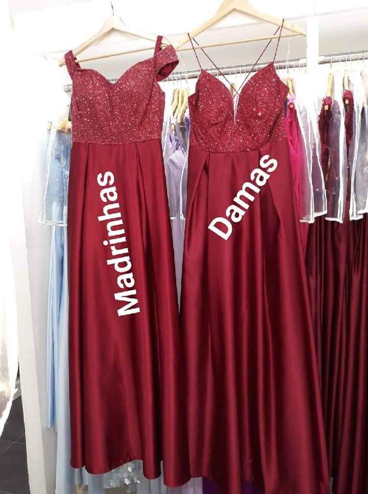 Madrinhas vs Damas de honor: vestidos  - 1