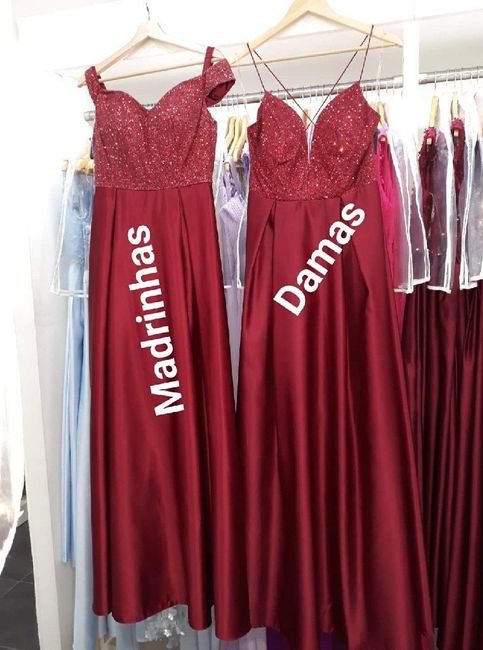 Madrinhas vs Damas de honor: vestidos  - 1