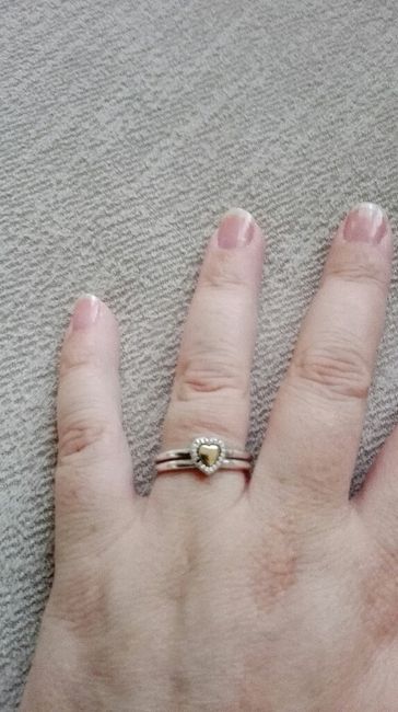 o anel de noivado 💍😍 2