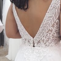 As costas do meu vestido são___ - 1