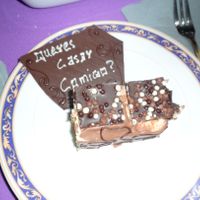 Pedido de casamento delicioso