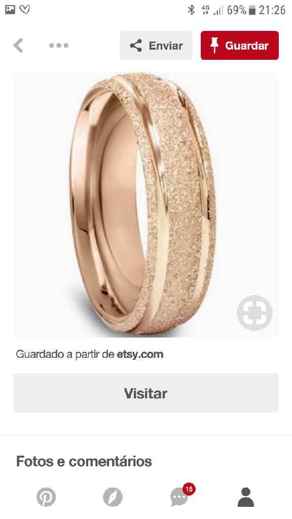 Alianças- inspirações ouro rosa - 6