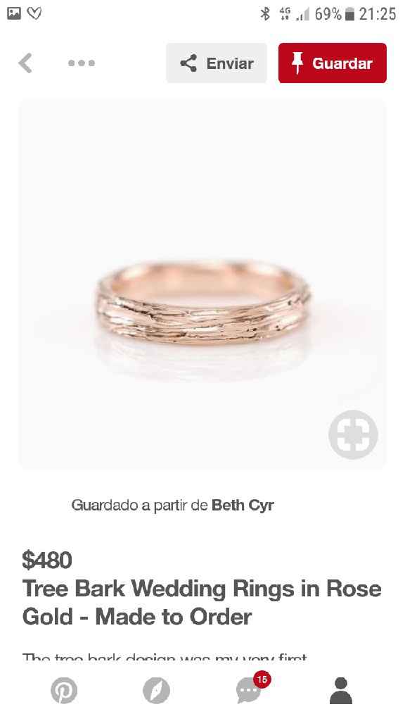 Alianças- inspirações ouro rosa - 8