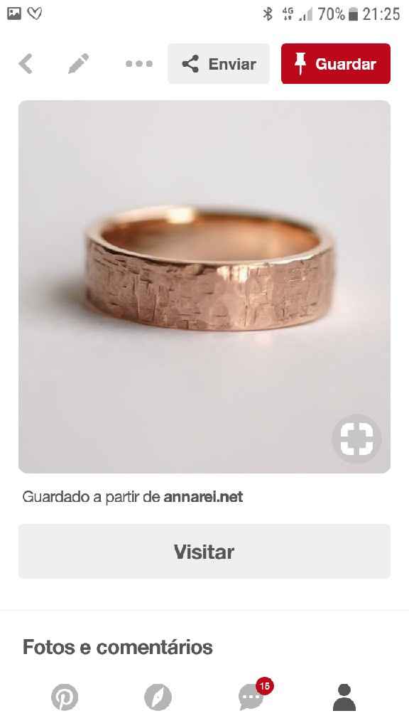 Alianças- inspirações ouro rosa - 9