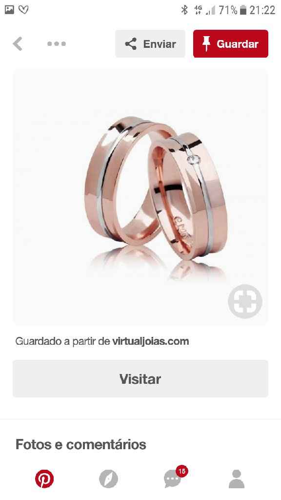 Alianças- inspirações ouro rosa - 11