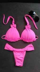 Biquinis/triquinis para a lua de mel in pink - 7