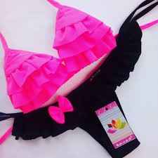 Biquinis/triquinis para a lua de mel in pink - 8