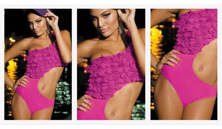 Biquinis/triquinis para a lua de mel in pink - 13