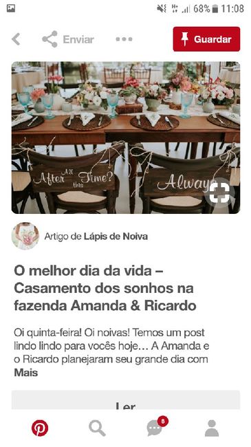 Inspirações para cadeiras dos noivos - 8