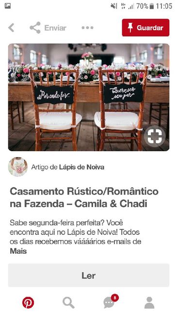 Inspirações para cadeiras dos noivos - 19