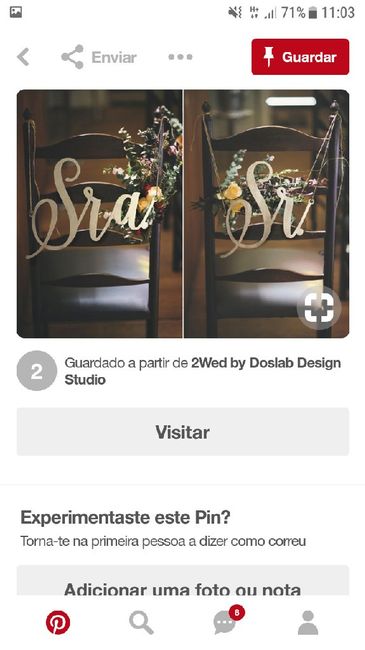 Inspirações para cadeiras dos noivos - 22