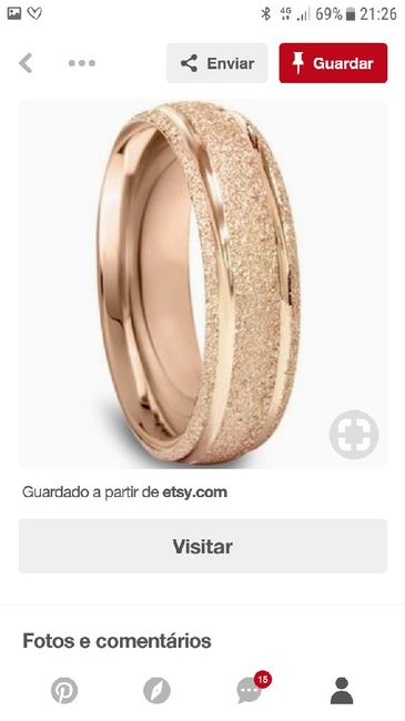 Alianças- inspirações ouro rosa - 6