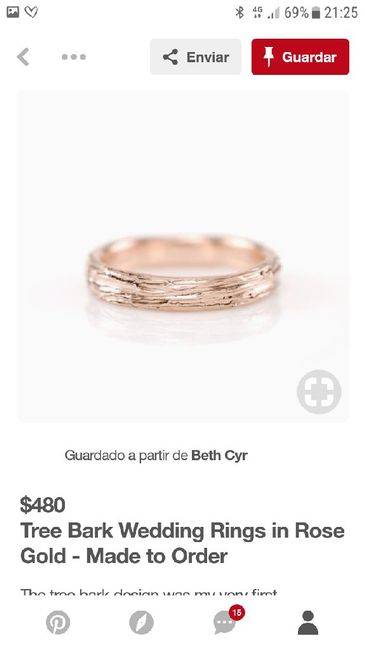 Alianças- inspirações ouro rosa - 8