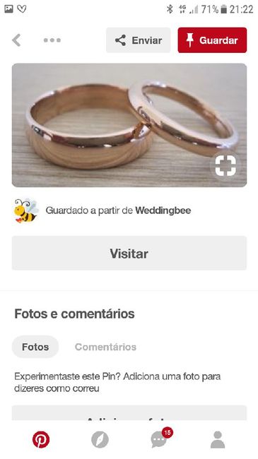 Alianças- inspirações ouro rosa - 10