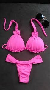 Biquinis/triquinis para a lua de mel in pink - 7