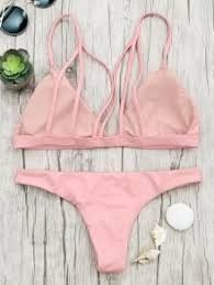 Biquinis/triquinis para a lua de mel in pink - 10