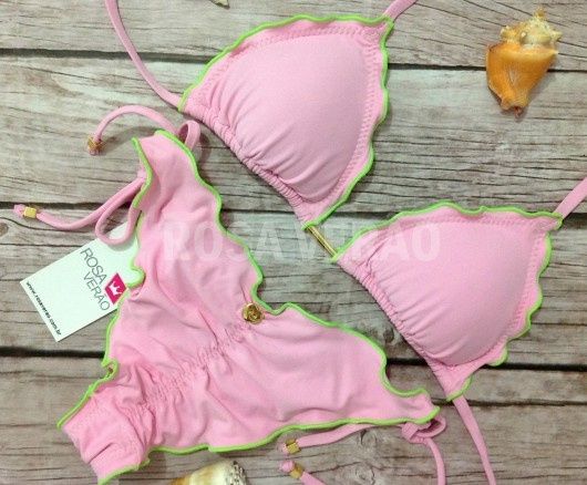 Biquinis/triquinis para a lua de mel in pink - 12